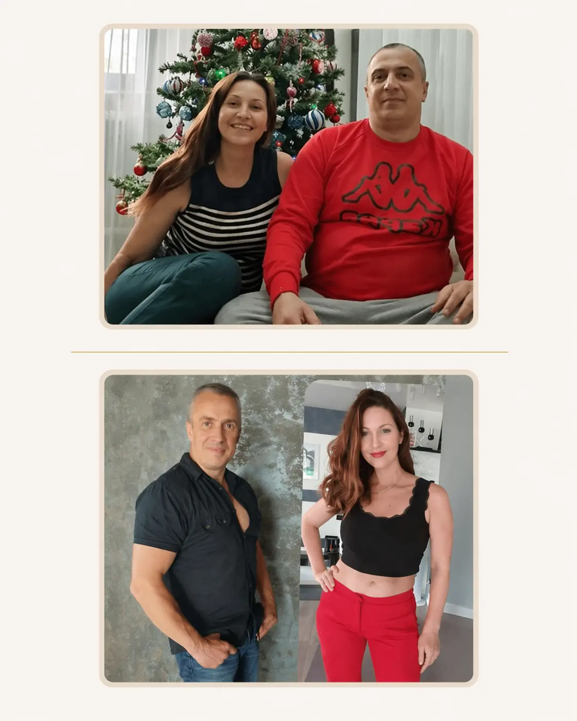 Irina and Edmund — weight loss together